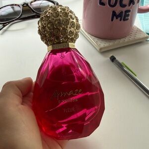 Express Amaze Fleur Eau De Toilette Pink Perfume with Gold Cap 1.7oz